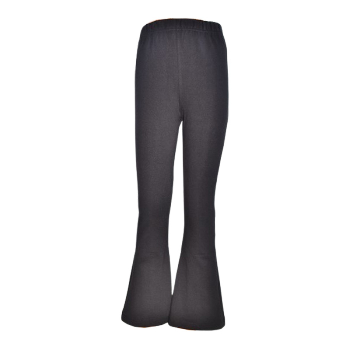 Pantaloni evazati, usor imblaniti, pentru fete, Atut P2310N-98, Negru [1]