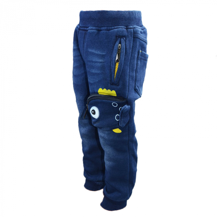 Pantaloni imblaniti pentru baieti Happy House HB-8536, Albastru [3]