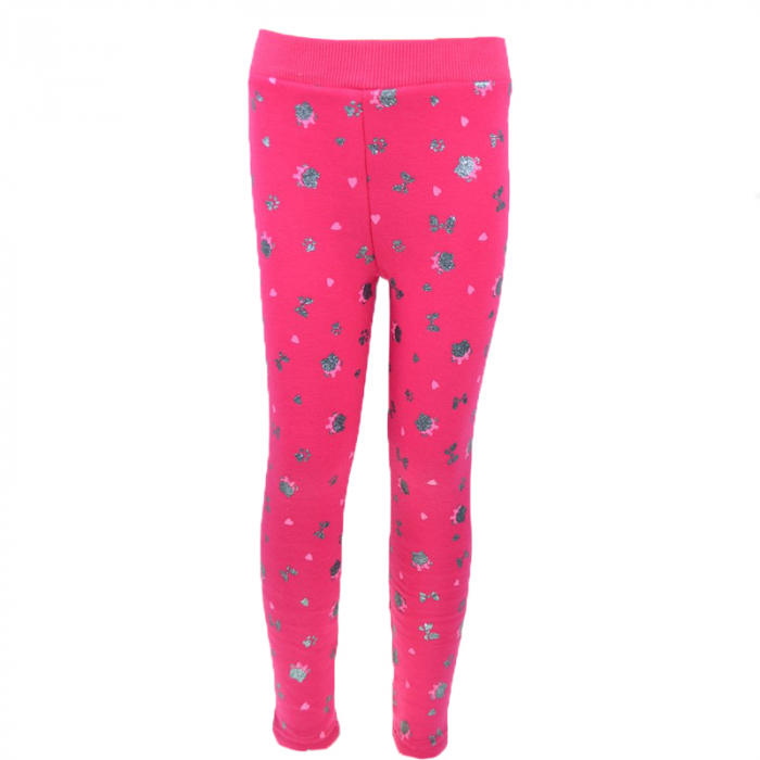 Colanti imblaniti pentru fete Happy House FOFO125-86, Fucsia [1]