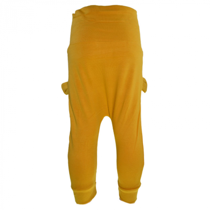 Pantaloni pentru baieti BabyTaa P030823, Galben [2]