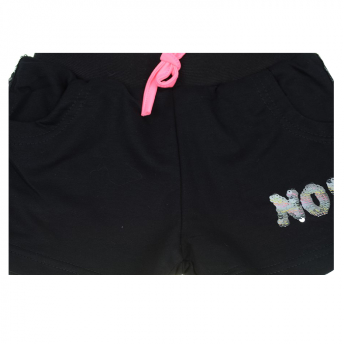Pantaloni scurti pentru fete Happy House WB-2836-104, Negru [3]