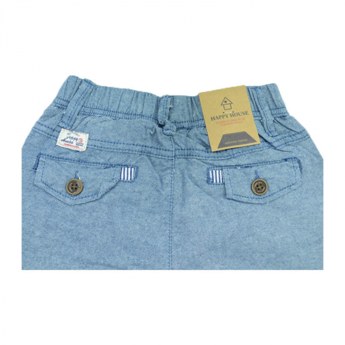 Pantaloni scurti pentru baieti Happy House KK-046AB-110, Albastru [2]
