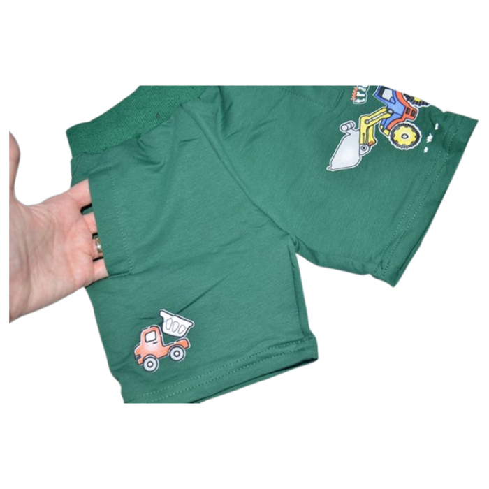 Pantaloni scurti pentru baieti, Happy House, WB3488V, Verde [4]