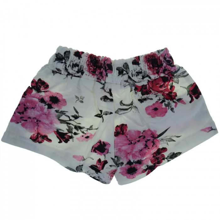 Pantaloni scurti pentru fete Happy House CVC-1607-2, Alb [2]