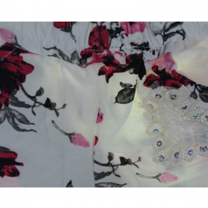 Pantaloni scurti pentru fete Happy House CVC-1607-2, Alb [3]
