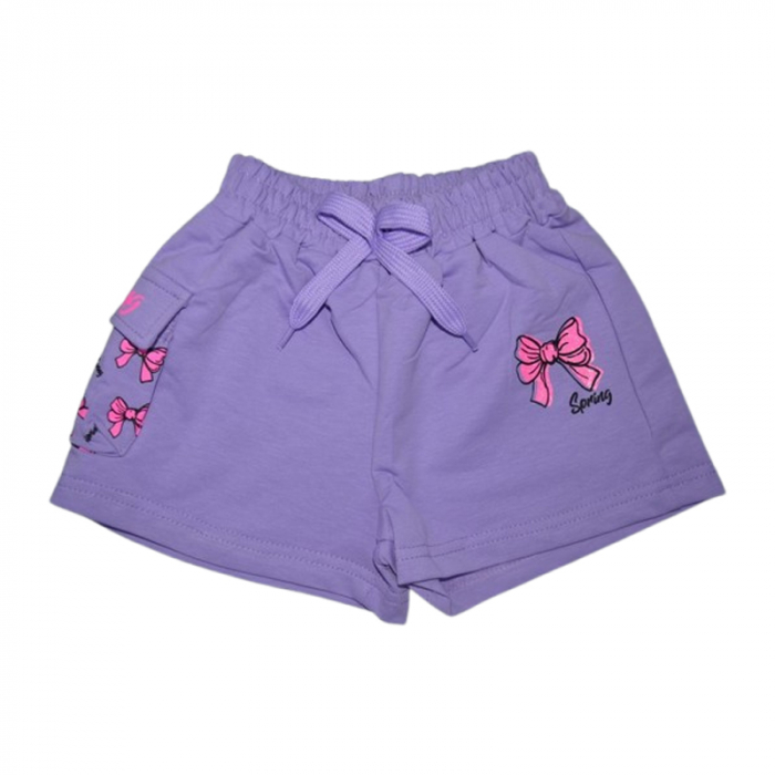 Pantaloni scurti pentru fete, Happy House WB3412, Mov [1]