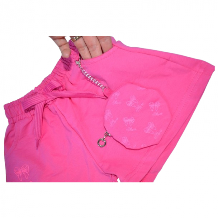 Pantaloni scurti pentru fete, Happy House WB3416F, Fucsia [2]