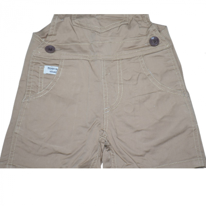 Pantaloni scurti tip salopeta pentru copii Vitamins Baby VTMB-4, Crem [3]
