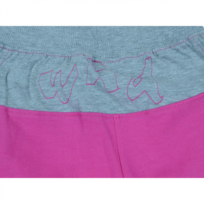 Pantaloni sport 3/4 pentru fete Wendee DY56105-1G-110-cm, Fucsia [2]