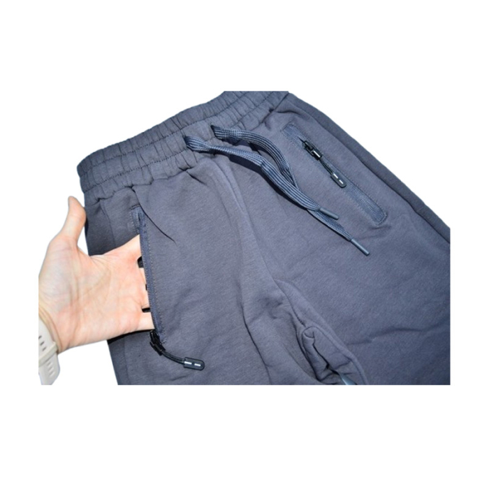 Pantaloni sport captusiti cu fleece pentru baieti, Happy House WB-3561-8, Gri [3]