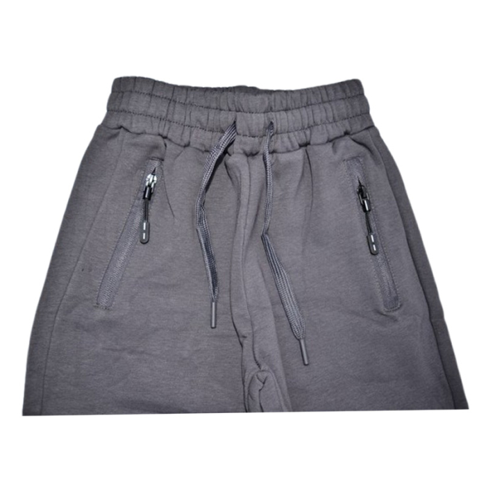 Pantaloni sport captusiti cu fleece pentru baieti, Happy House WB-3561-8, Gri [2]