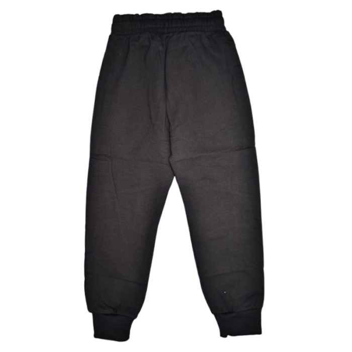 Pantaloni sport captusiti cu fleece pentru baieti, Happy House WB-3561N-8, Negru [2]