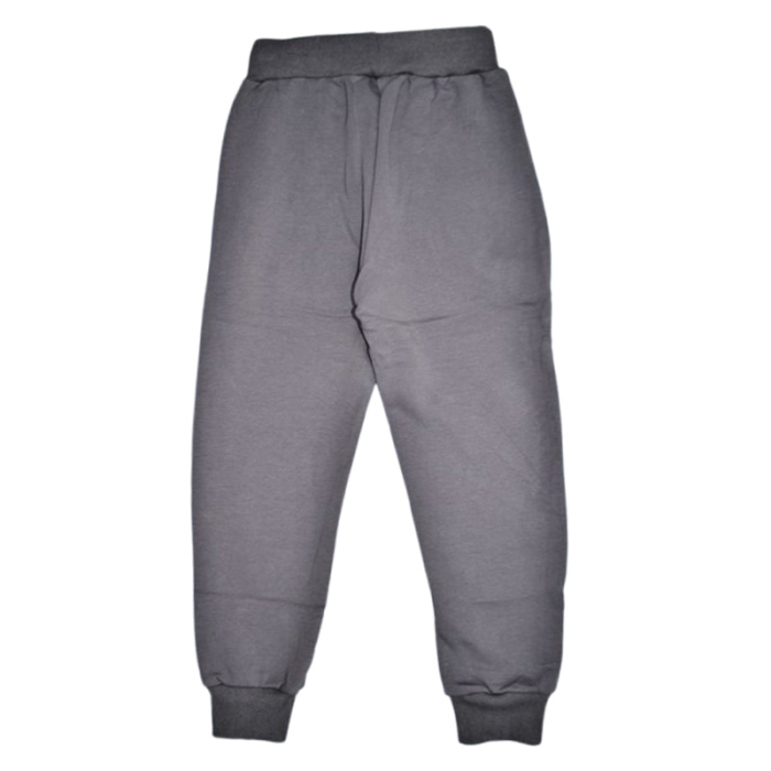 Pantaloni sport captusiti cu fleece, pentru baieti, Happy House WB-3566G-8, Gri [2]
