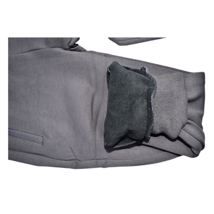 Pantaloni sport captusiti cu fleece, pentru baieti, Happy House WB-3566G-8, Gri [4]