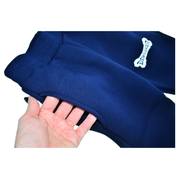 Pantaloni sport flausati pentru baieti, GT 0423B-92, Bleumarin [2]
