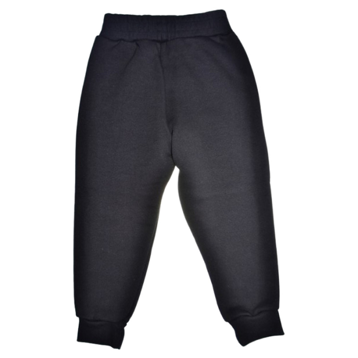 Pantaloni sport flausati pentru baieti, GT 0433N-92, Negru [2]