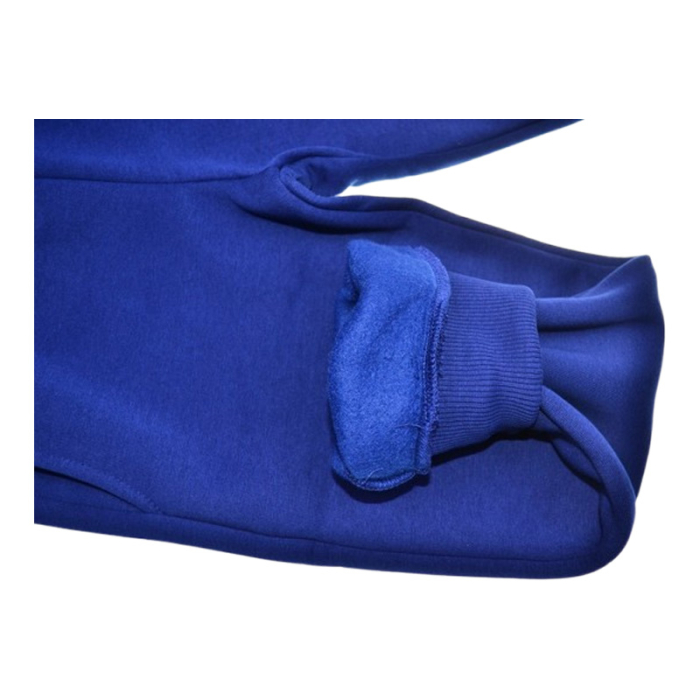 Pantaloni sport flausati pentru baieti, GT 0972A-128, Albastru inchis [3]