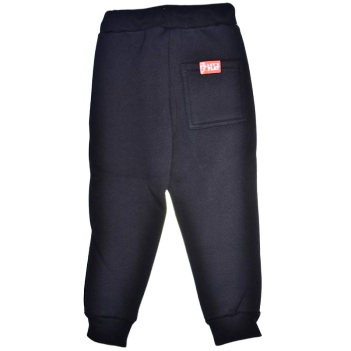 Pantaloni sport flausati pentru baieti, GT 9994N-104, Negru [4]