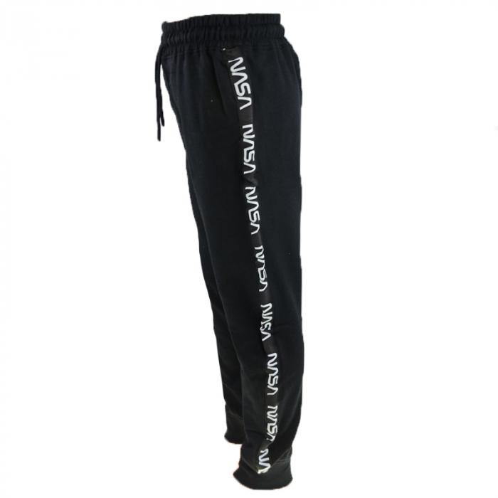 Pantaloni sport pentru baieti E Plus M NASA 11058-128-cm, Negru [2]