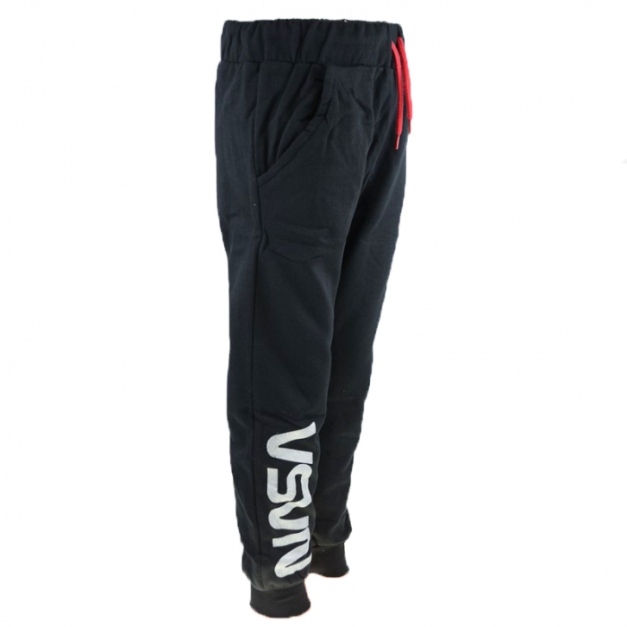 Pantaloni sport pentru baieti E Plus M NASA 5211147-128-cm, Negru [2]