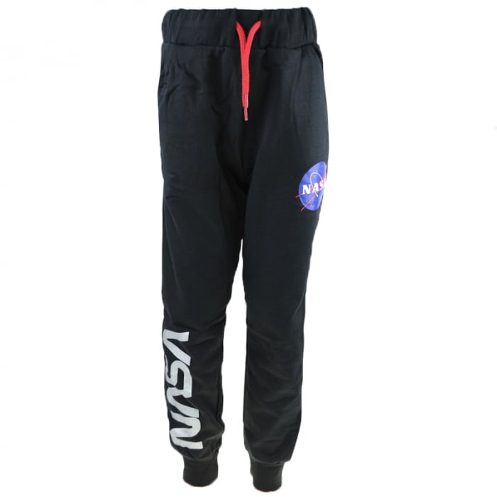 Pantaloni sport pentru baieti E Plus M NASA 5211147-128-cm, Negru [1]