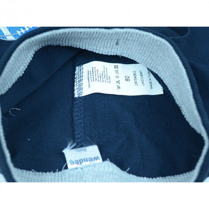 Pantaloni sport pentru baieti Wendee OK15406-0B-86-cm, Bleumarin [2]