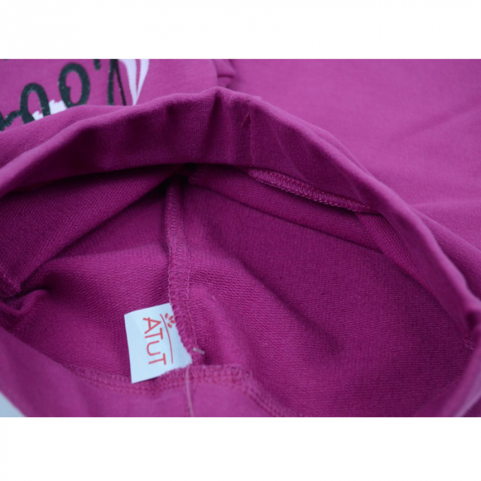 Pantaloni sport pentru fete Atut 4404-98-cm, Fucsia [2]