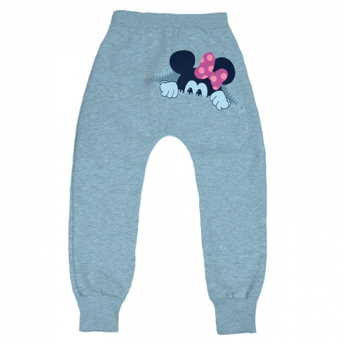 Pantaloni sport pentru fete Atut A-6343-110-cm, Gri [3]