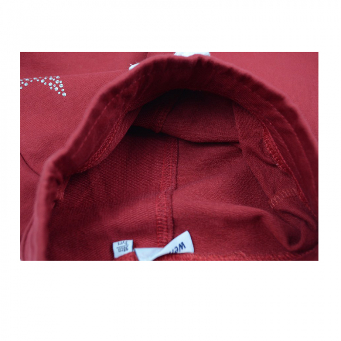 Pantaloni sport pentru fete Wendee DK15144-1-140, Bordo [3]