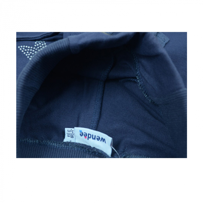 Pantaloni sport pentru fete Wendee DK16114-1B-128, Bleumarin [3]