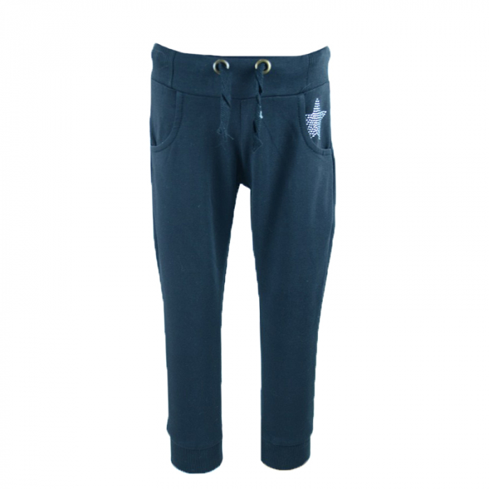 Pantaloni sport pentru fete Wendee DK16114-1N1-98, Negru [1]