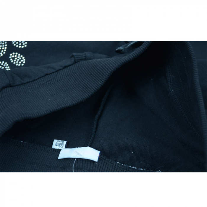 Pantaloni sport pentru fete Wendee DS16111-2N-128-cm, Negru [3]