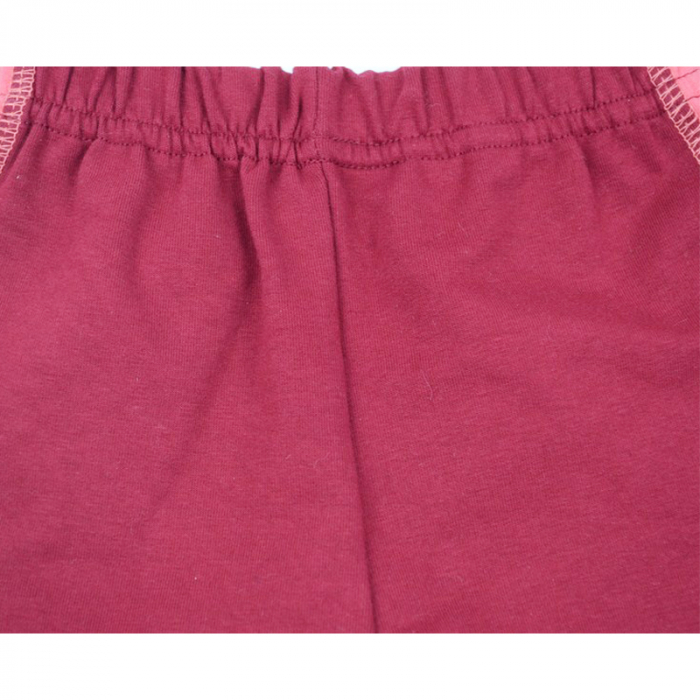 Pantaloni sport pentru fete Pifou PM9-1-74-cm, Visiniu [2]