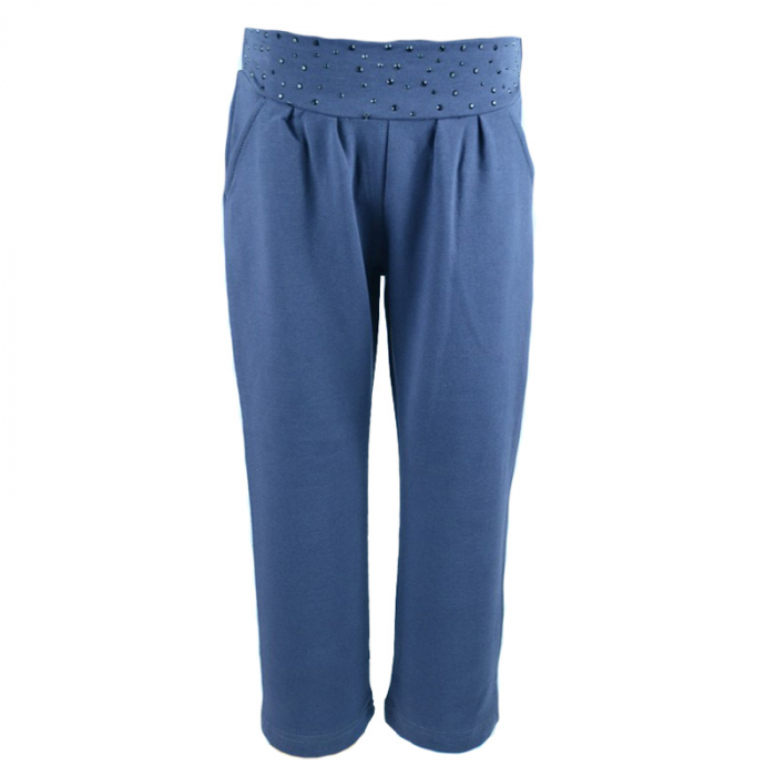 Pantaloni sport pentru fete Wendee DS16118-2G-134-cm, Gri [1]