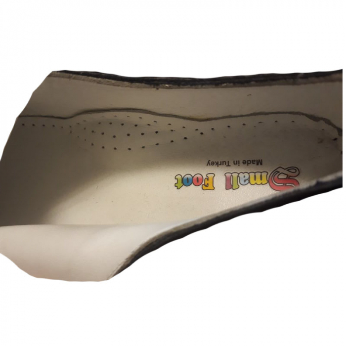 Pantofi din piele pentru baieti Small Foot SF32-31, Bleumarin [4]