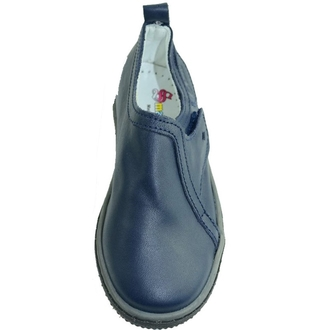 Pantofi din piele pentru baieti Small Foot SF32-31, Bleumarin [2]