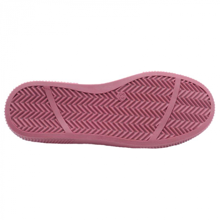 Pantofi din piele pentru copii Mini Junior SO-06-35, Visiniu [4]