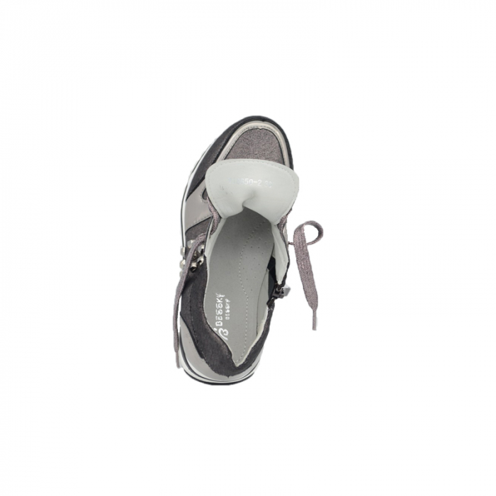 Pantofi pentru fete Bessky YJ8650-2-32, Gri [5]
