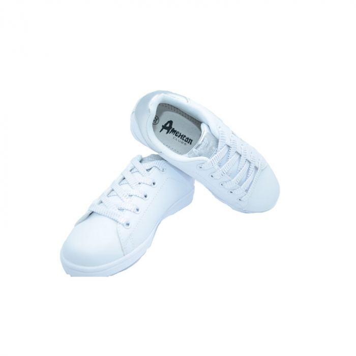 Pantofi fete American Club BS-2700A-35, Alb [4]