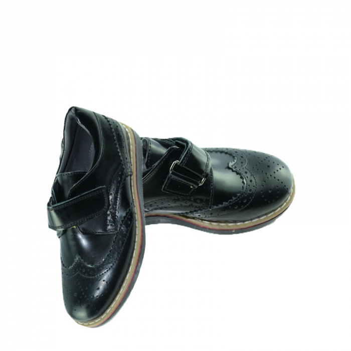 Pantofi ortopedici din piele pentru copii Pinky Pinky BGF65-31, Negru [2]