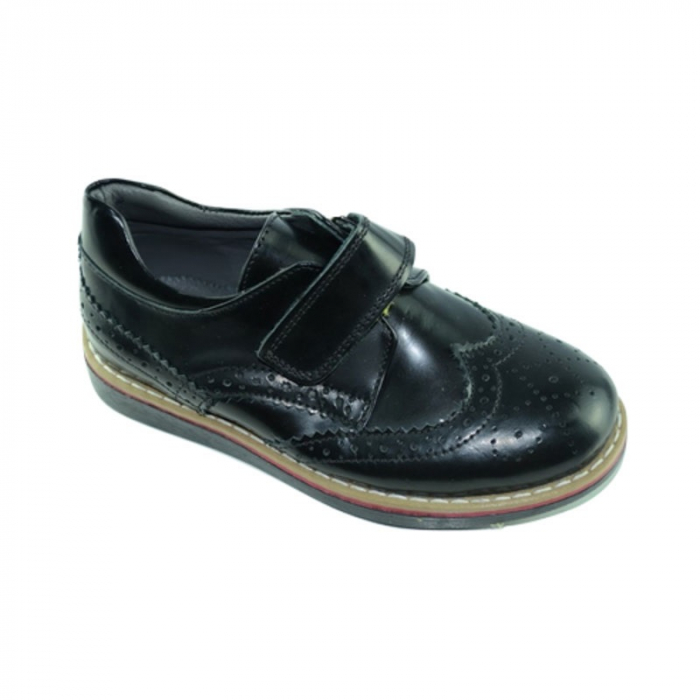 Pantofi ortopedici din piele pentru copii Pinky Pinky BGF65SMJ-29, Negru [3]