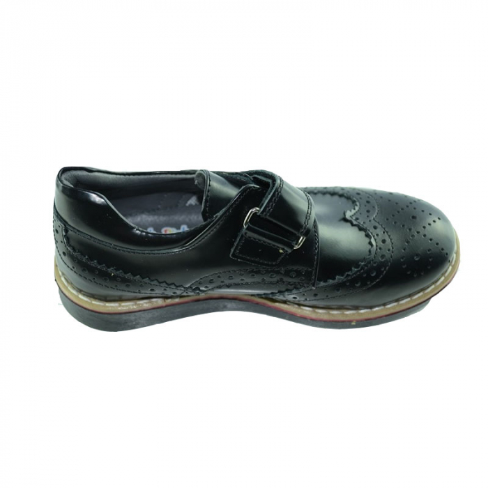 Pantofi ortopedici din piele pentru copii Pinky Pinky BGF65SMJ-29, Negru [2]