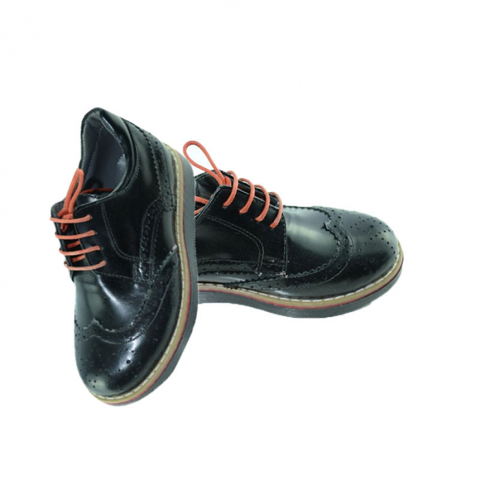 Pantofi ortopedici din piele pentru fete Pinky Pinky PCF84-31, Negru [2]