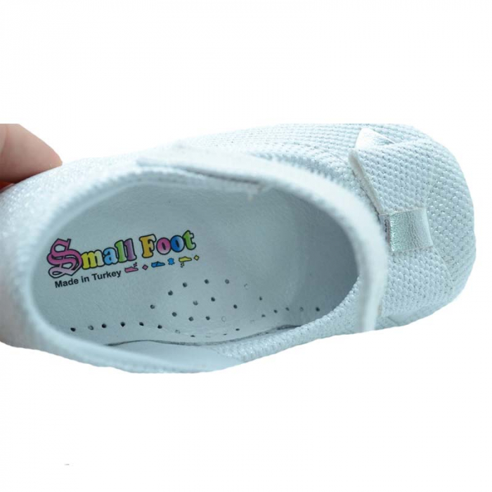 Pantofi ortopedici pentru fete Small Foot PCSM-A-25, Alb [4]