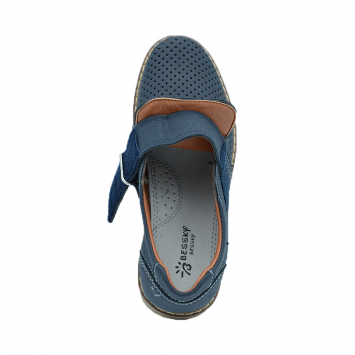 Pantofi pentru baieti Bessky B7695-2-31, Bleumarin [4]