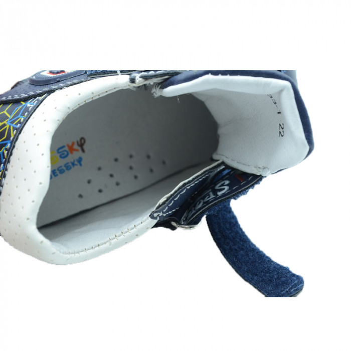 Pantofi pentru baieti Bessky WL7533-1-26, Bleumarin [4]