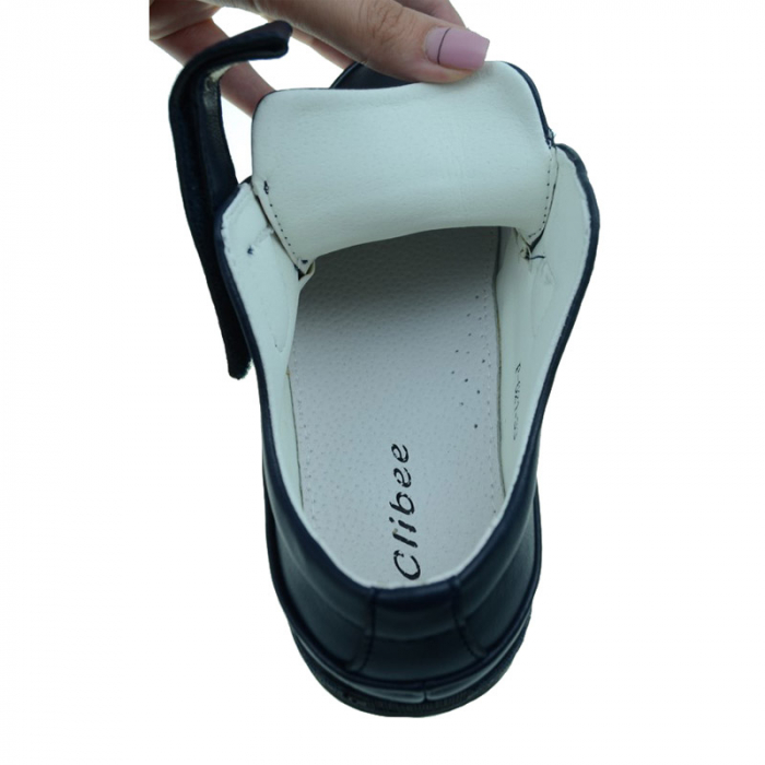 Pantofi pentru baieti Clibee P-621-32, Bleumarin [4]