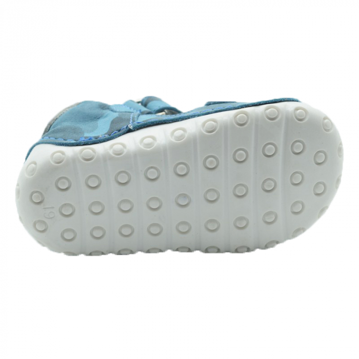 Pantofi ortopedici din piele pentru baieti Small Foot SSMFF8-19, Albastru [2]