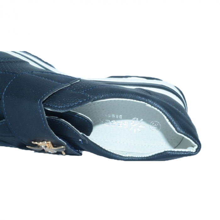Pantofi pentru fete Bessky Y-J8985-4B-31, Bleumarin [5]
