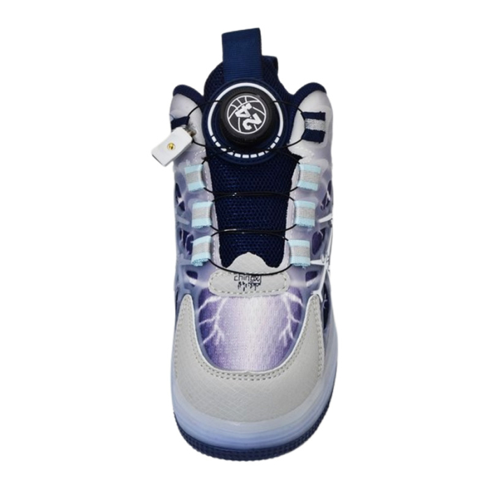 Pantofi cu leduri si roti detasabile, pentru baieti, Mini Junior M738A-31, Albastru [6]